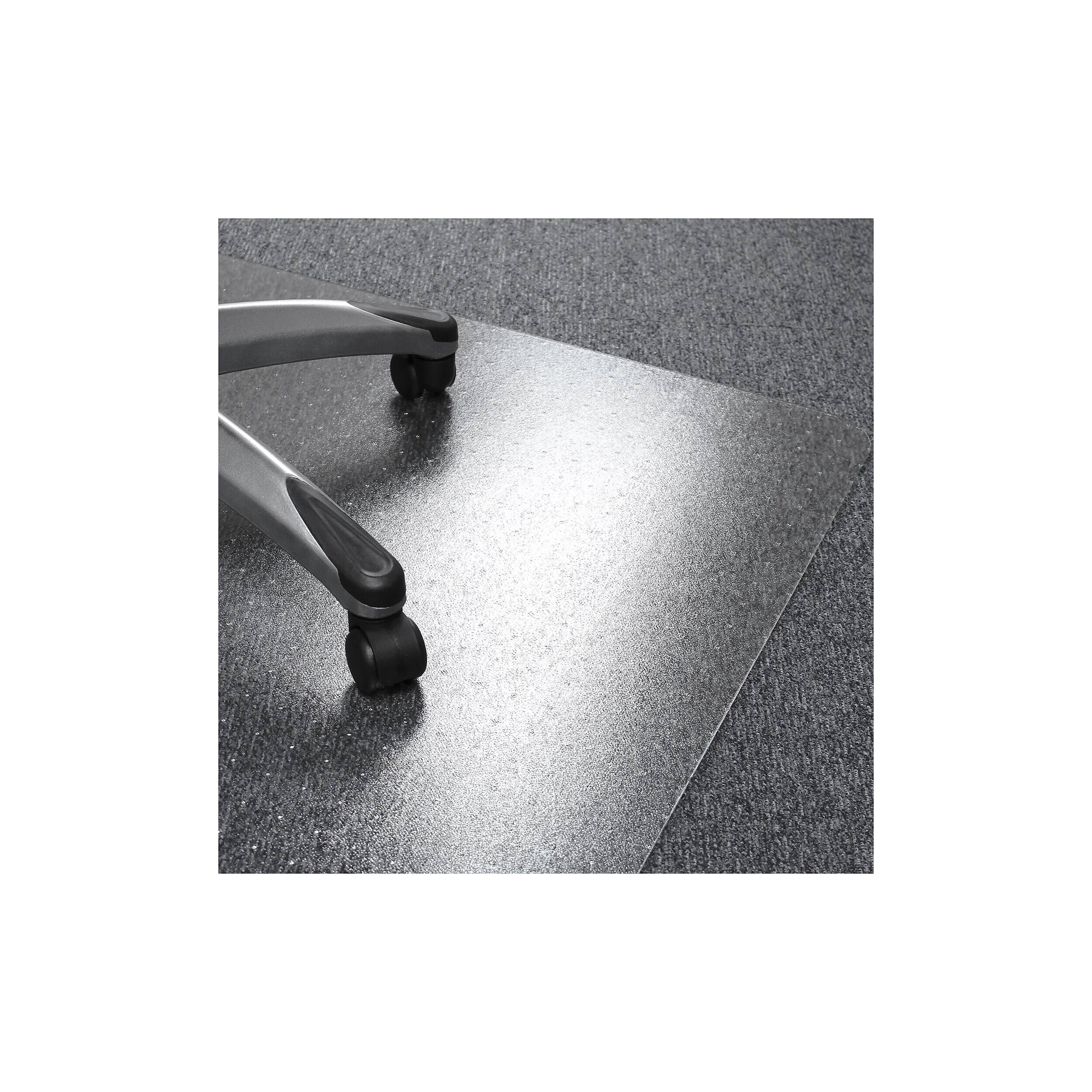 Alt View 3. Floortex - Ultimat Cleartex Carpet Chair Mat, 35" x 47", Designed for Medium-Pile Carpet, Clear Polycarbonate (118927ER) - Clear.