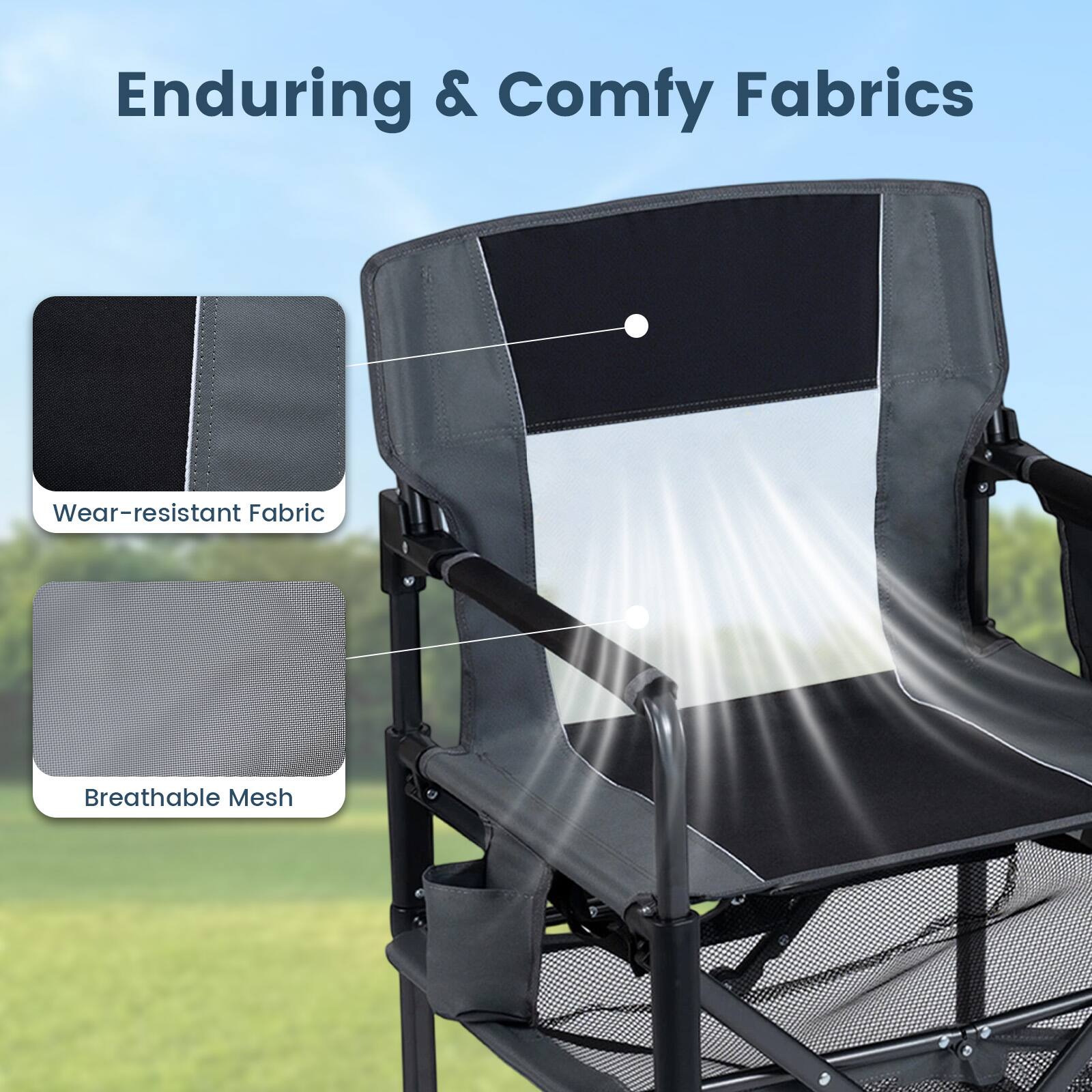 Enduring & Comfy Fabrics

Wear-resistant Fabric

Breathable Mesh