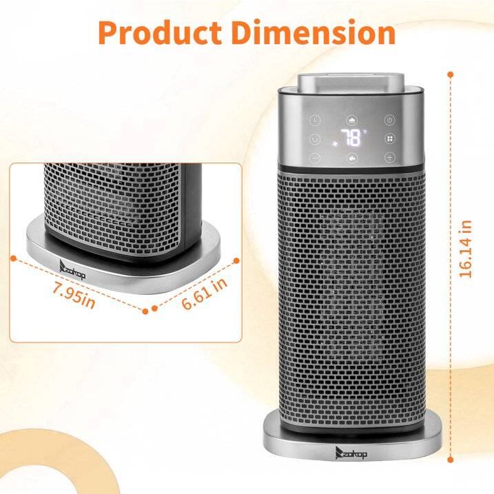 Product Dimension

- Height: 16.14 in
- Diameter: 7.95 in
- Width: 6.61 in