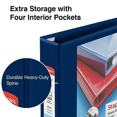 Extra Storage with Four Interior Pockets

Durable Heavy-Duty Spine

480 Sheet Capacity

Heavy-Duty Spine