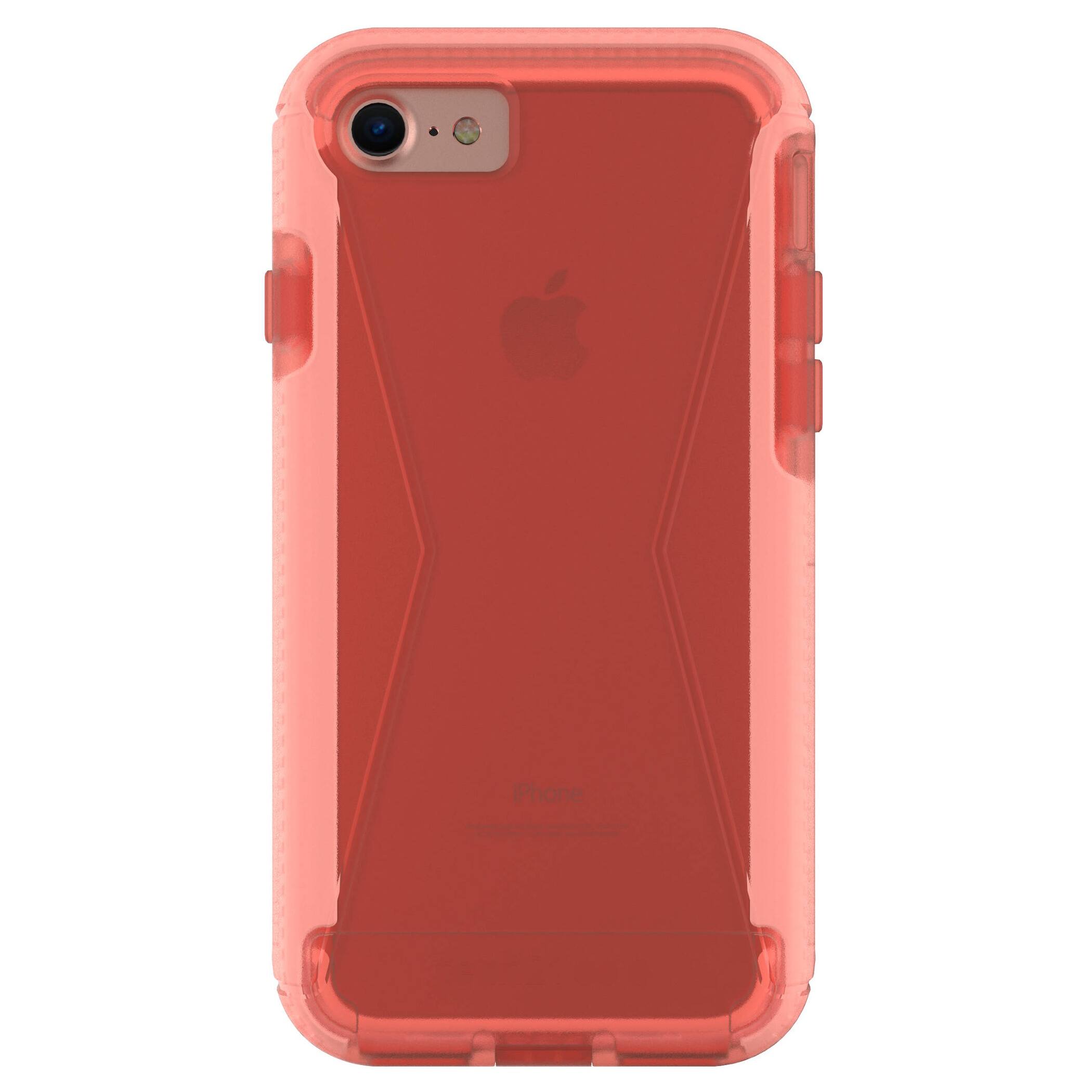 Angle. Tech21 - Tech21 EVO Tactical Extreme Case & Holster for Apple iPhone SE/8/7/6, Rugged Drop Protection - Rose - Rose.