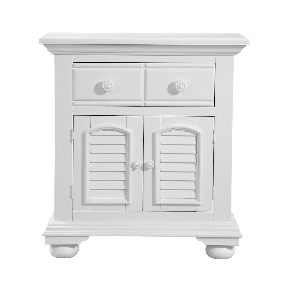 American Woodcrafters - Cottage Traditions Nightstand - Cottage - White