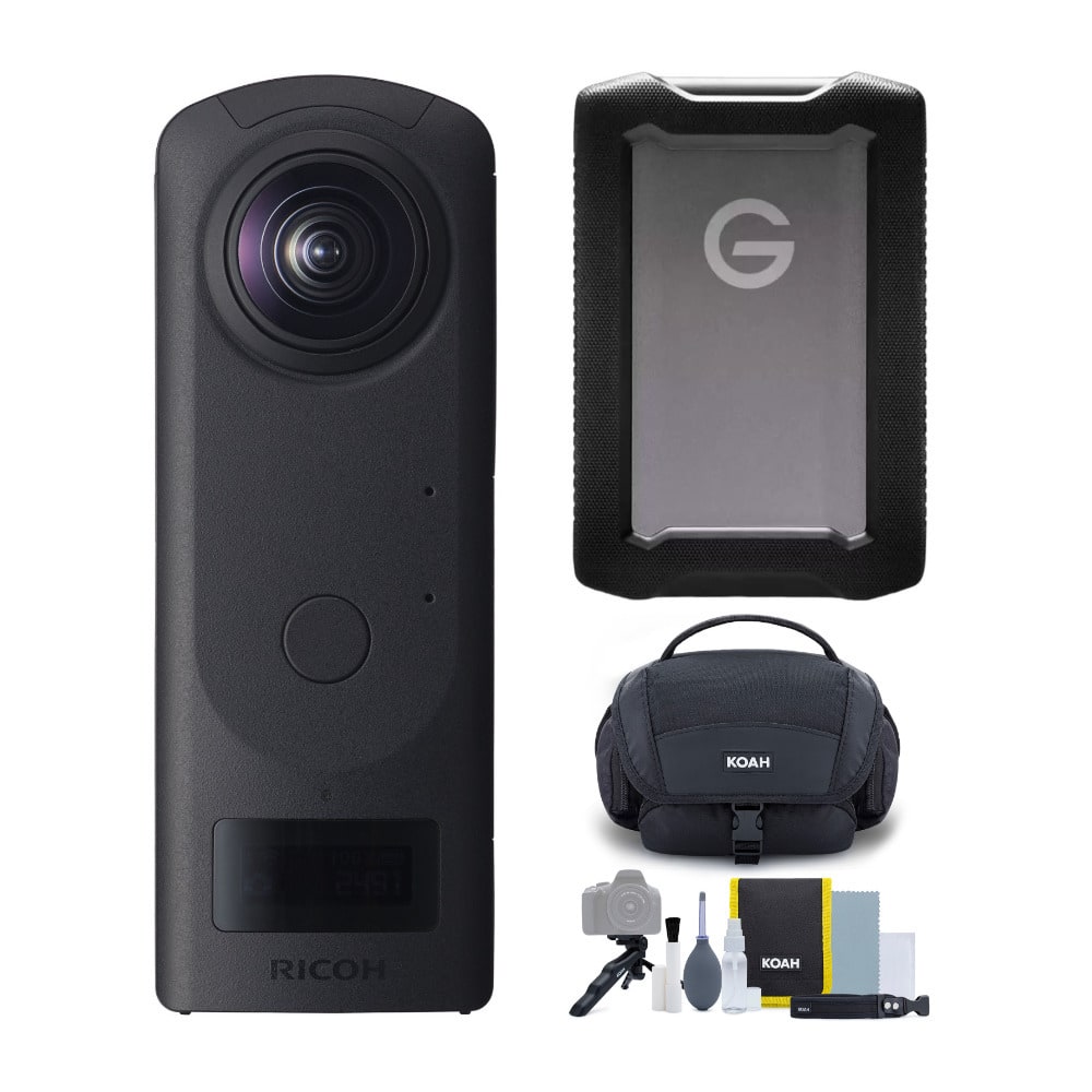 Ricoh - THETA Z1 360 Camera with 5 TB Portable Hard Drive and Accessory Kit price history on PriceWatchPro