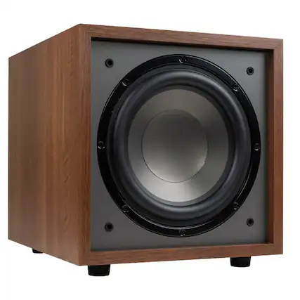 Front. Dayton Audio - Dayton Audio CS1000 10" 180W Powered Subwoofer Wood.