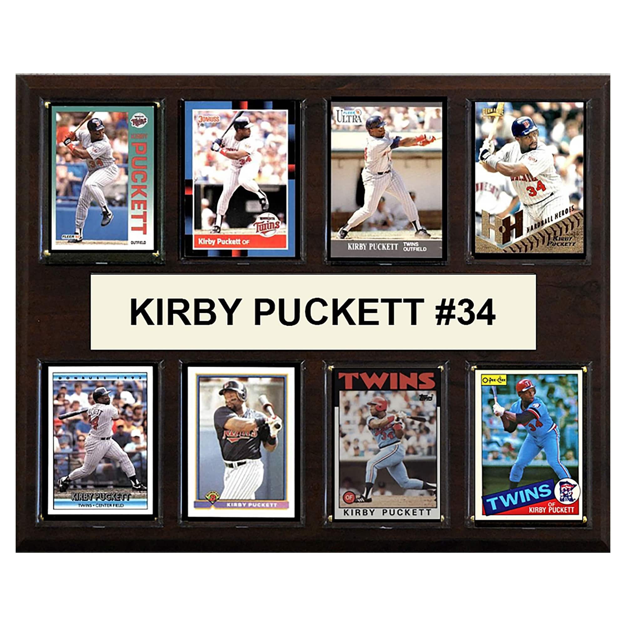 "C&I Collectibles - Kirby Puckett 12"" x 15"" Trading Card Plaque - Multicolor" price history on PriceWatchPro