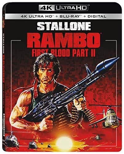 Front. Rambo: First Blood Part II   - 4K Blu-Ray.