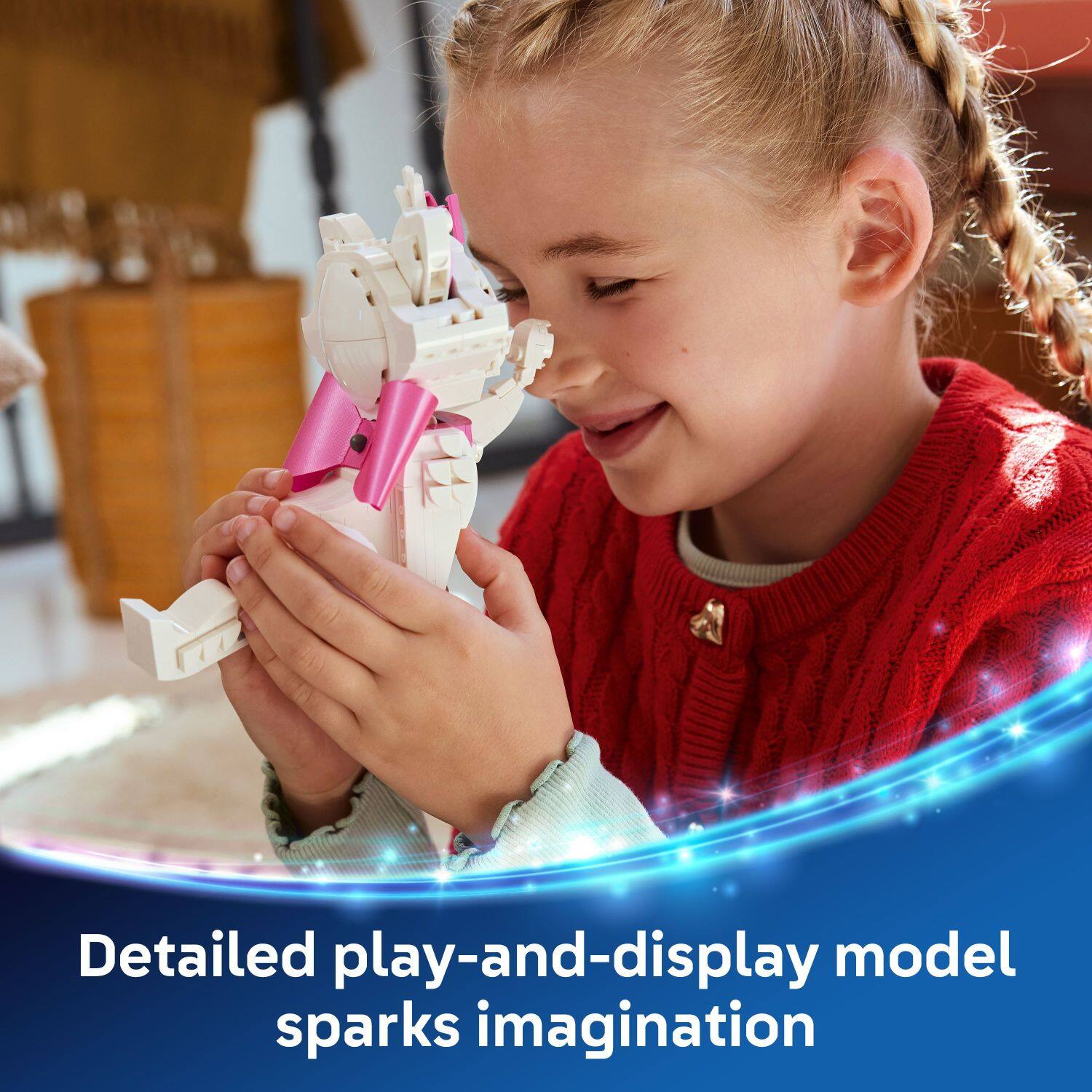 Detailed play-and-display model sparks imagination