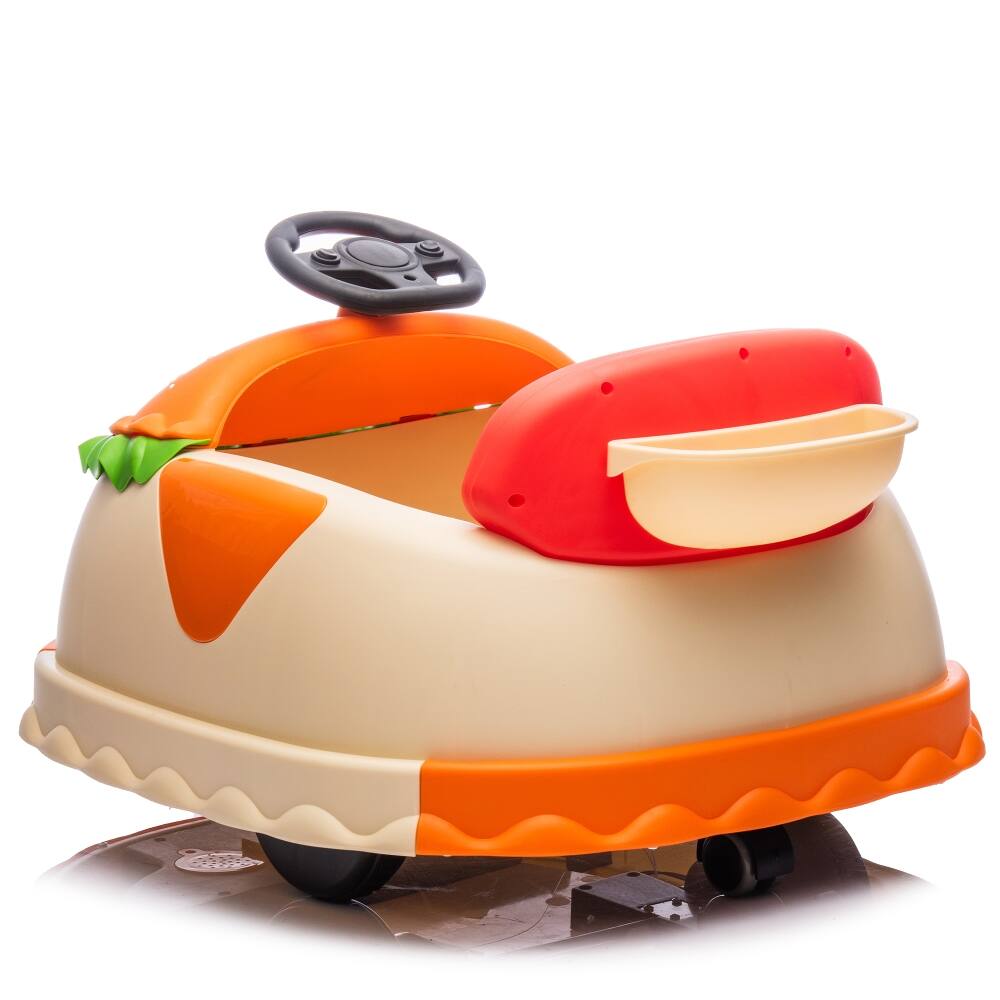 Alt View 9. Ropilly - Ropilly 12V Kids Electric Bumper Car Hamburger Design Ride On Toy.