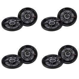Crunch - 300 Watts 6.5-Inch Coax Shallow 4 Ohms CS Speakers | CS-65CXS (4 Pack) - Black
