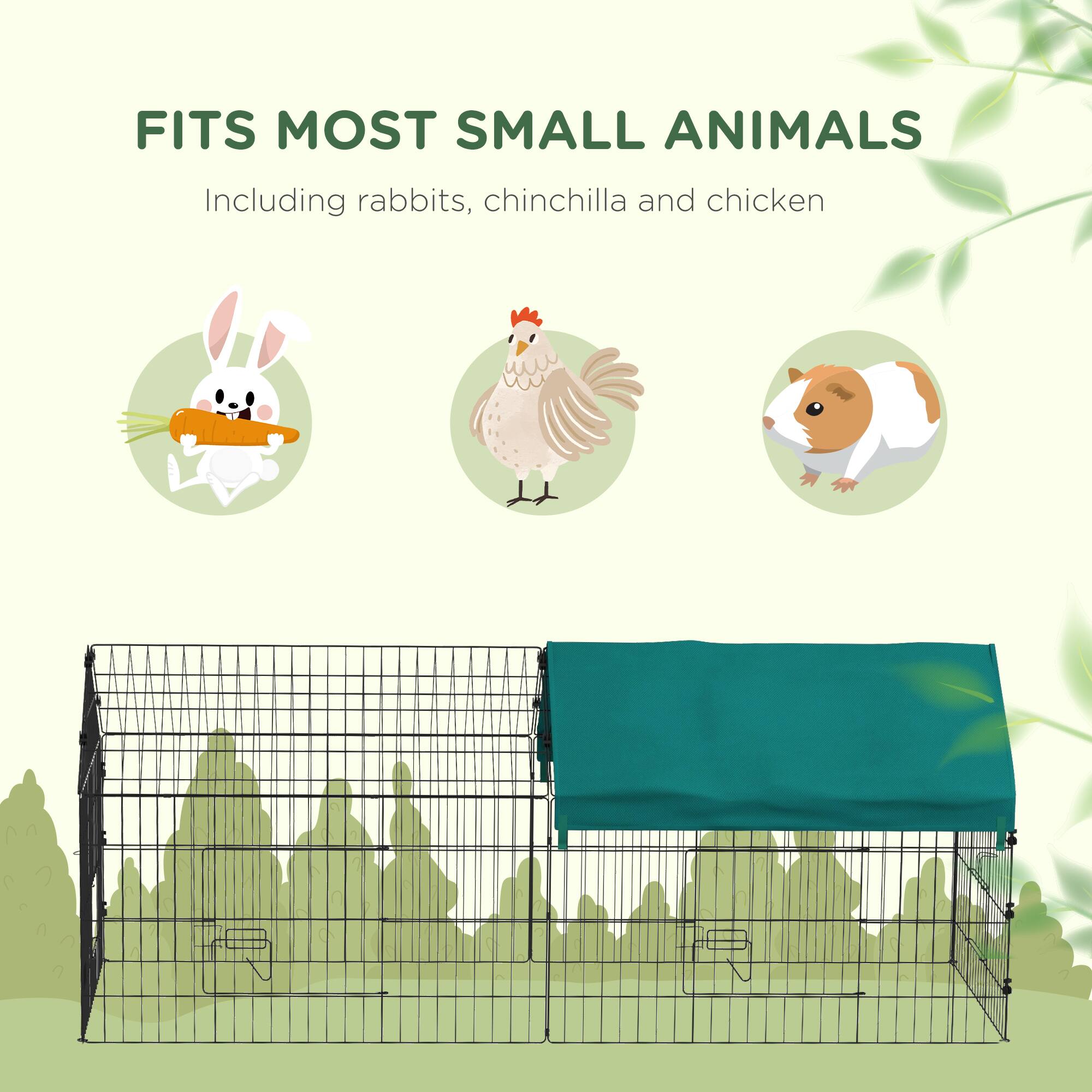 FITS MOST SMALL ANIMALS  
Including rabbits, chinchilla and chicken