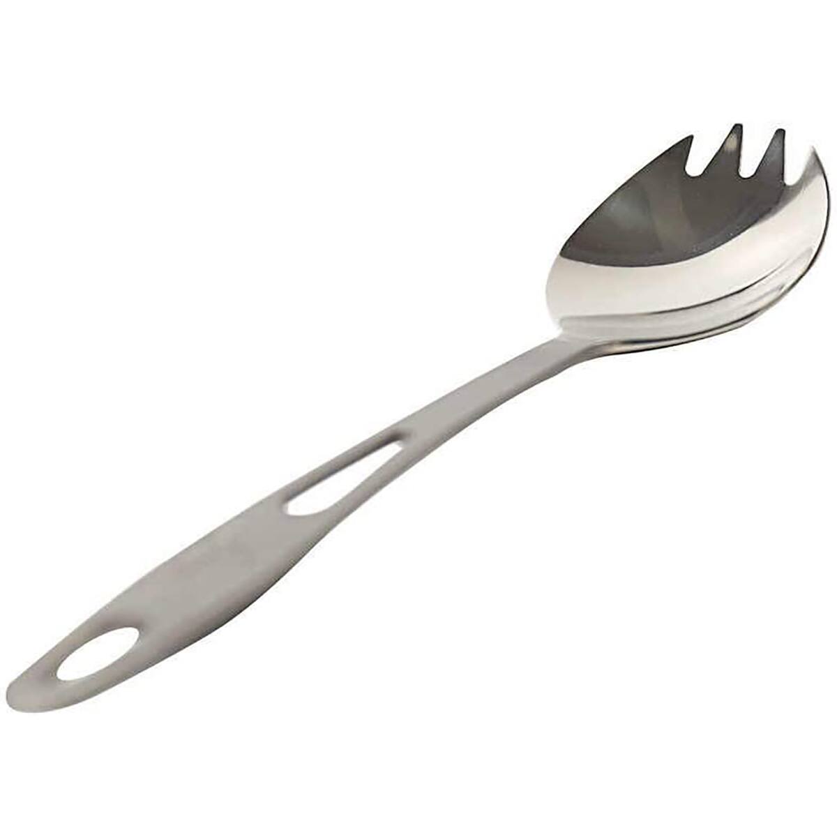 Alt View 2. TOAKS - TOAKS Titanium Spork with Polished Head - SLV-01 - Outdoor Camping - Silver.