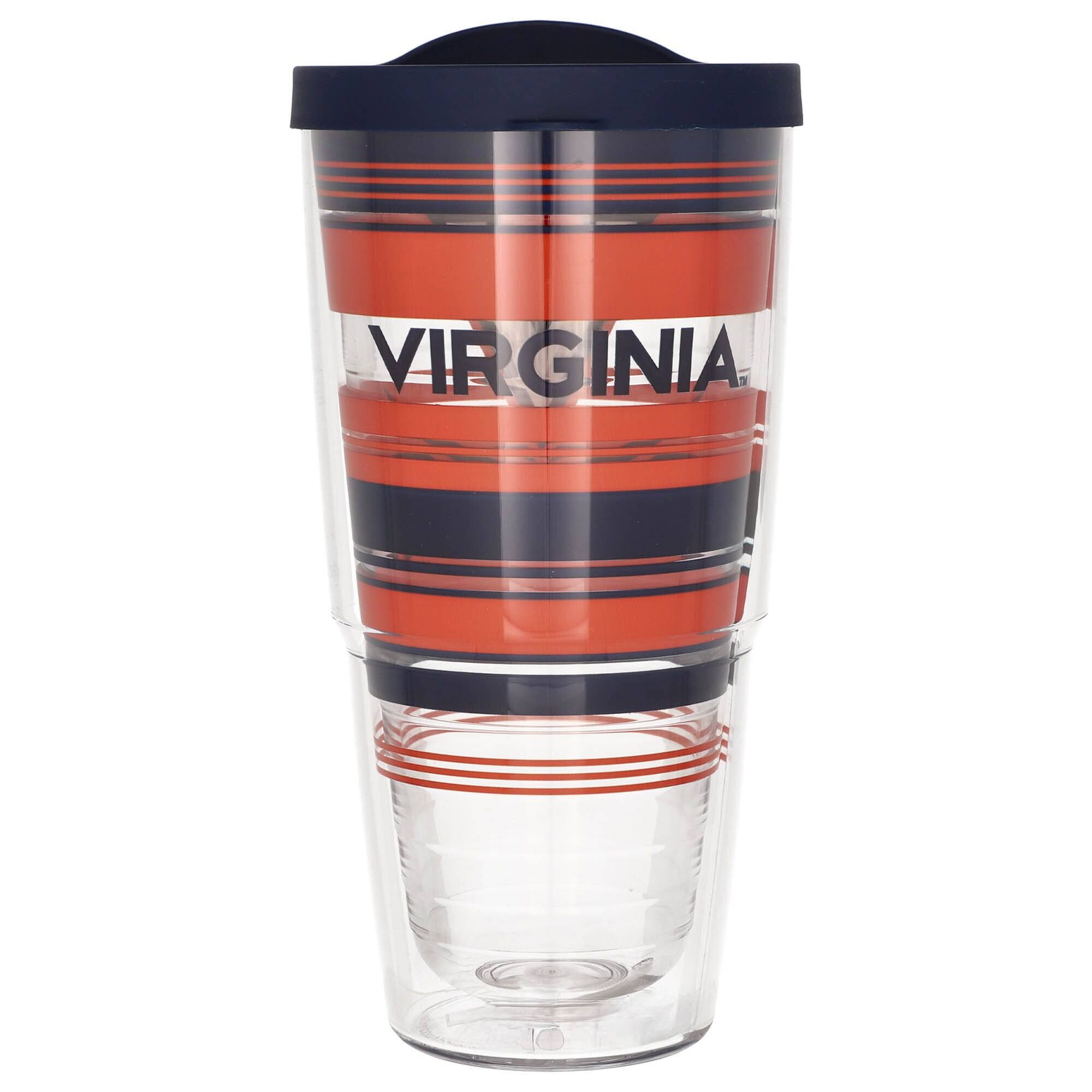 Alt View 1. Tervis - Virginia Cavaliers 24oz. Hype Stripe Classic Tumbler - Multicolor.
