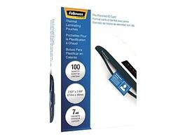 Fellowes - Thermal Laminating Pouches, ID Tag, 7 Mil, 100/Pack (FEL52050)