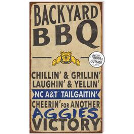 Jardine - North Carolina A&T Aggies 11'' x 20'' Indoor/Outdoor BBQ Sign - Navy