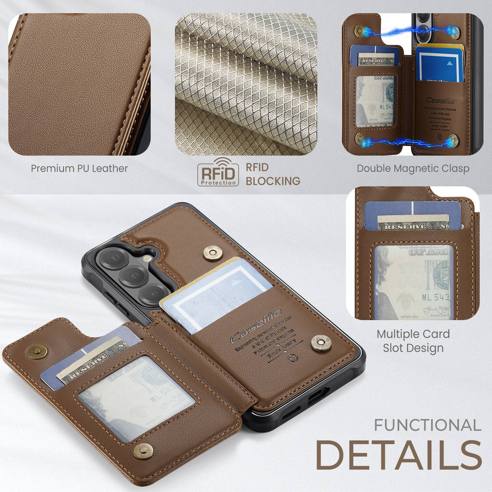 RENESE . 54 Cesailta Gpnwing I -e 1m F n - - - A - Premium PU Leather RFID RFiD Protection BLOCKING Double Magnetic Clasp 8 HEMEREVE SE 1 ML543 ML 000 IG ML 543 Caseine TKON per e nntotornscribe ce Multiple Card nnpT AN C N PmN Slot Design  FUNCTIONAL DETAILS