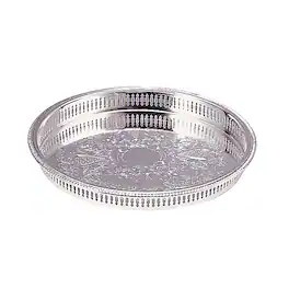 Jiallo - Elegance Plated Gallery Tray - Silver
