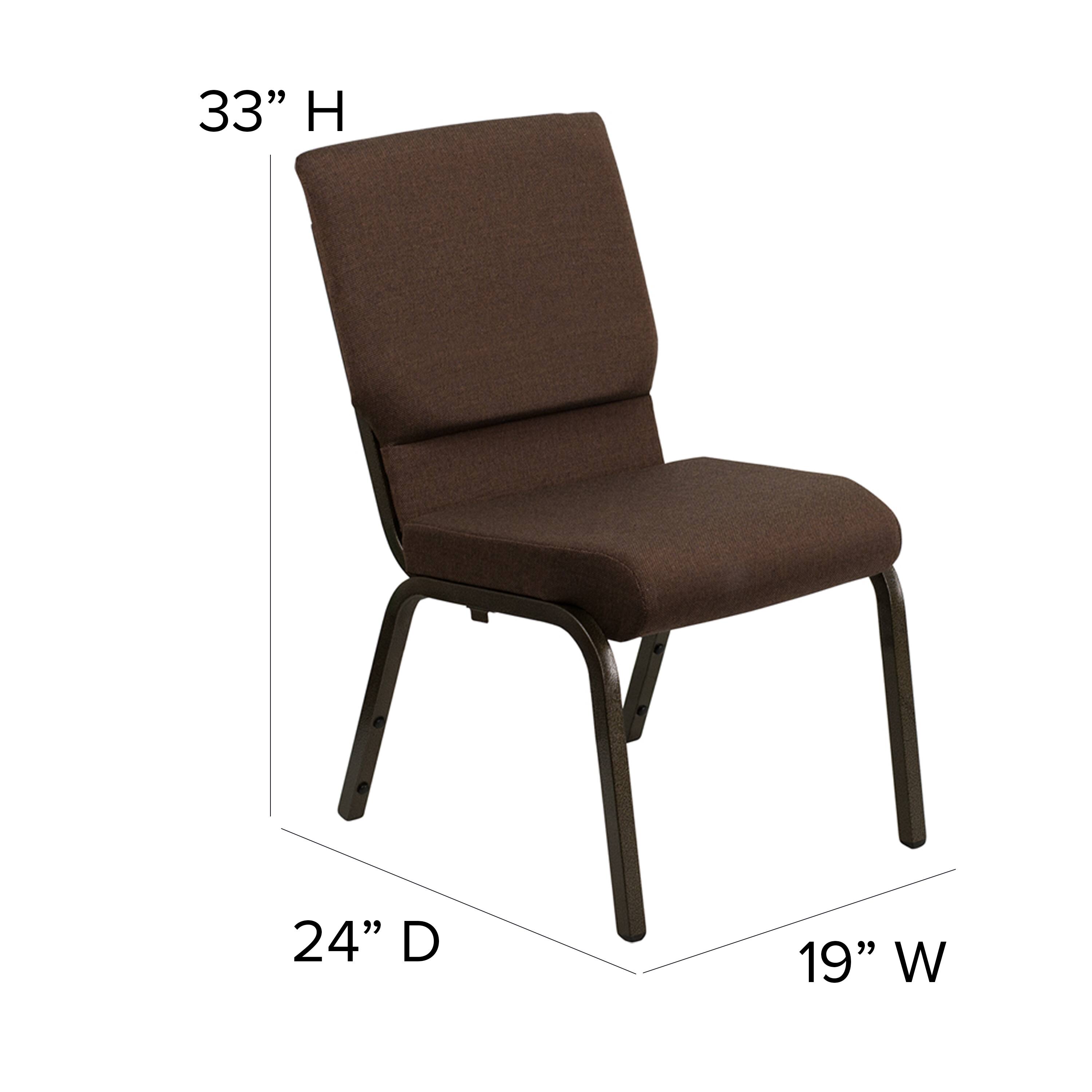 33" H  
24" D  
19" W