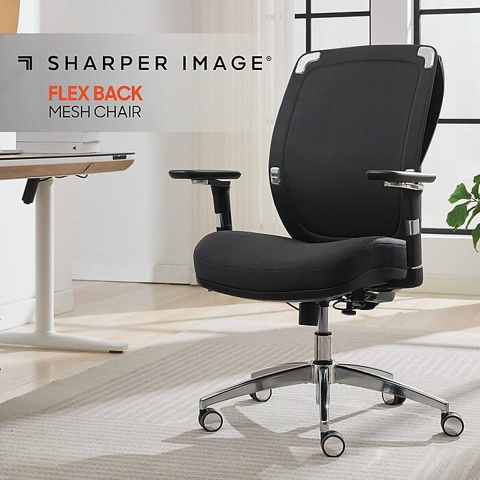 SHARPER IMAGE FLEX BACK MESH CHAIR