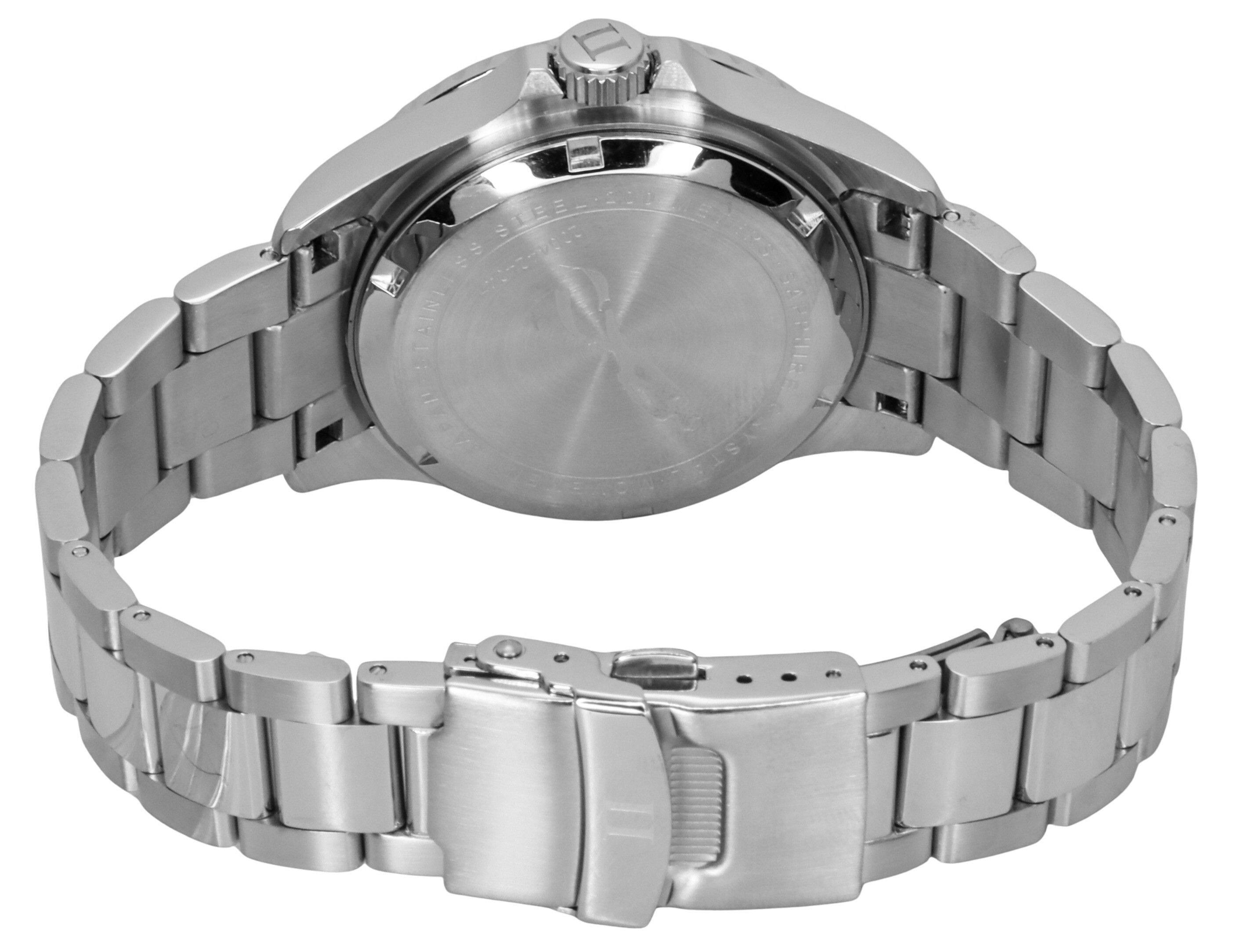 Back. RATIO - FreeDiver Sapphire Stainless Steel Yellow Dial Automatic RTF044 200M Men's Watch - Yellow.