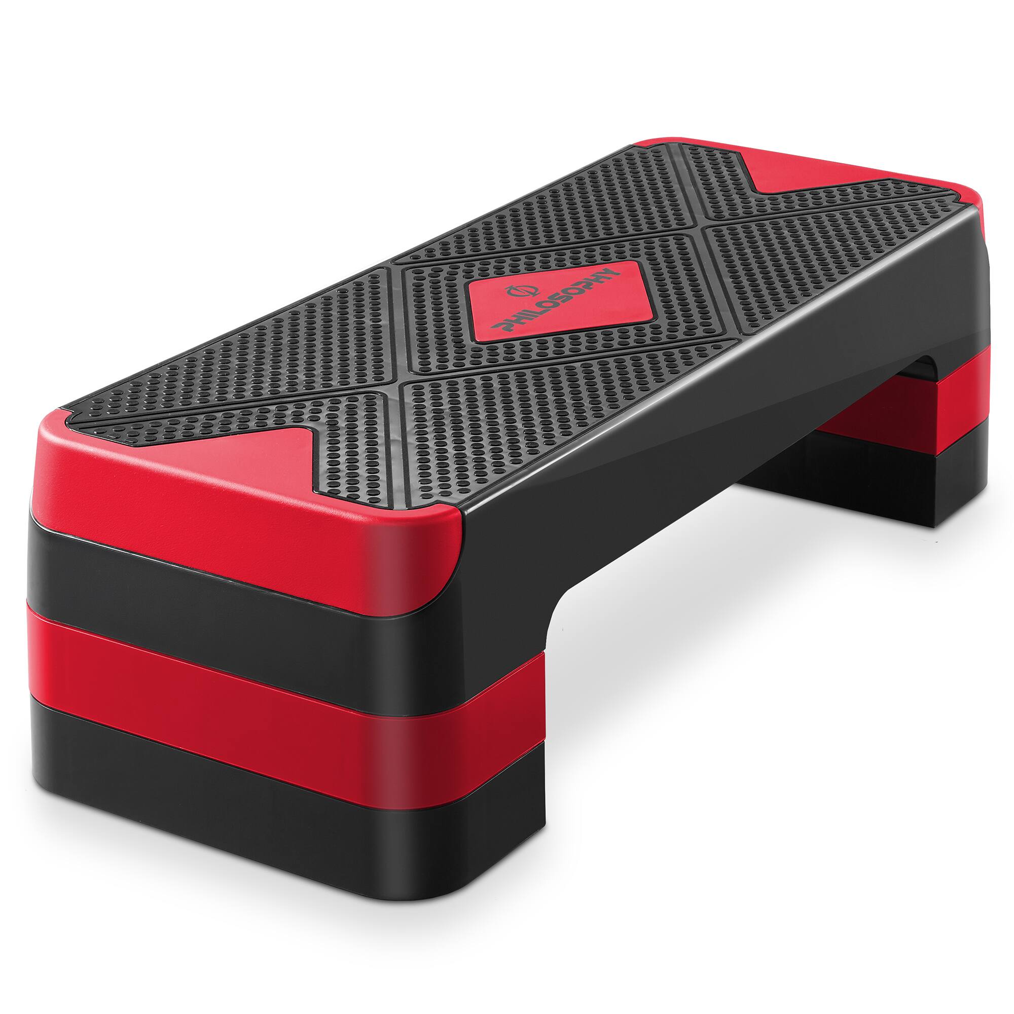 Philosophy Gym 26.5 in Aerobic Exercise Step, Adjustable Workout ...