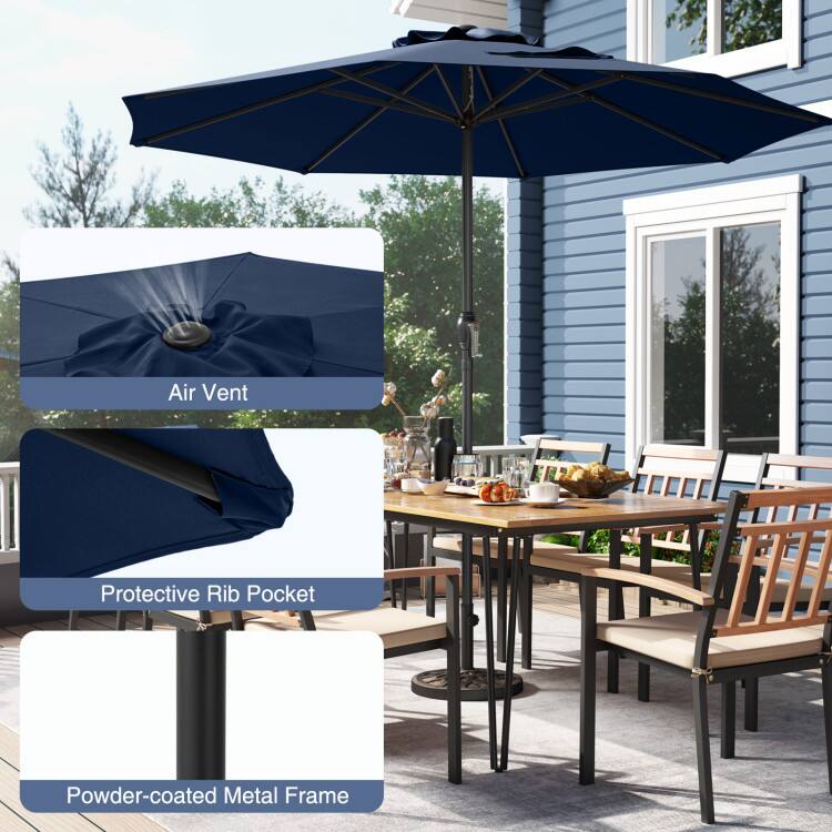 Air Vent  
Protective Rib Pocket  
Powder-coated Metal Frame