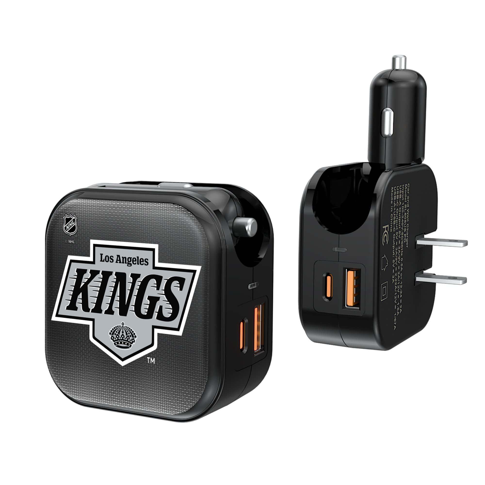 Keyscaper - Los Angeles Kings 2-in-1 USB A/C Charger - Black price history on PriceWatchPro