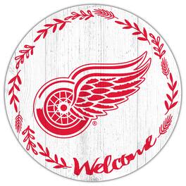 Fan Creations - Detroit Red Wings 12" Welcome Circle Sign - Multicolor