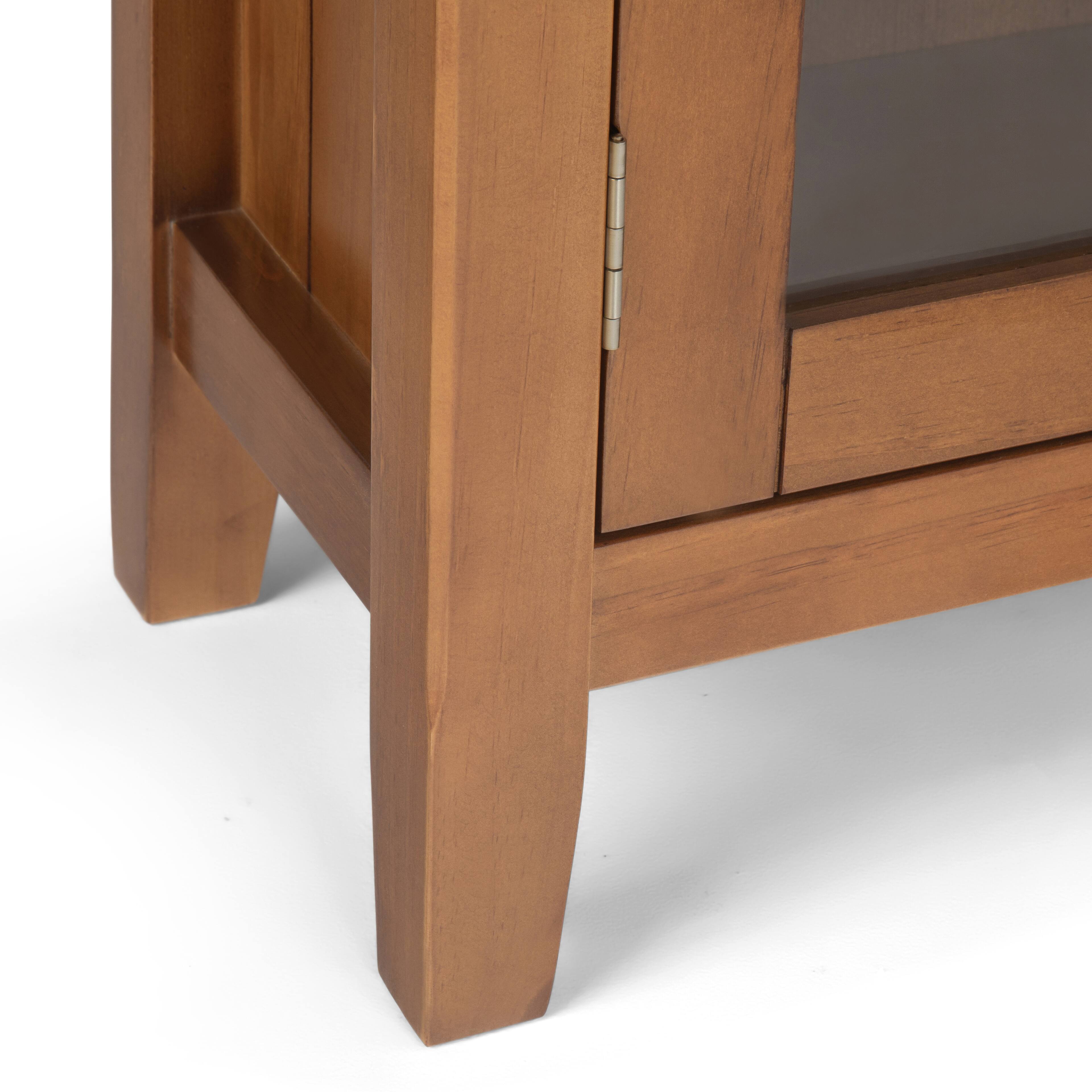 Alt View 17. Simpli Home - Acadian Entryway Storage Cabinet - Light Golden Brown.