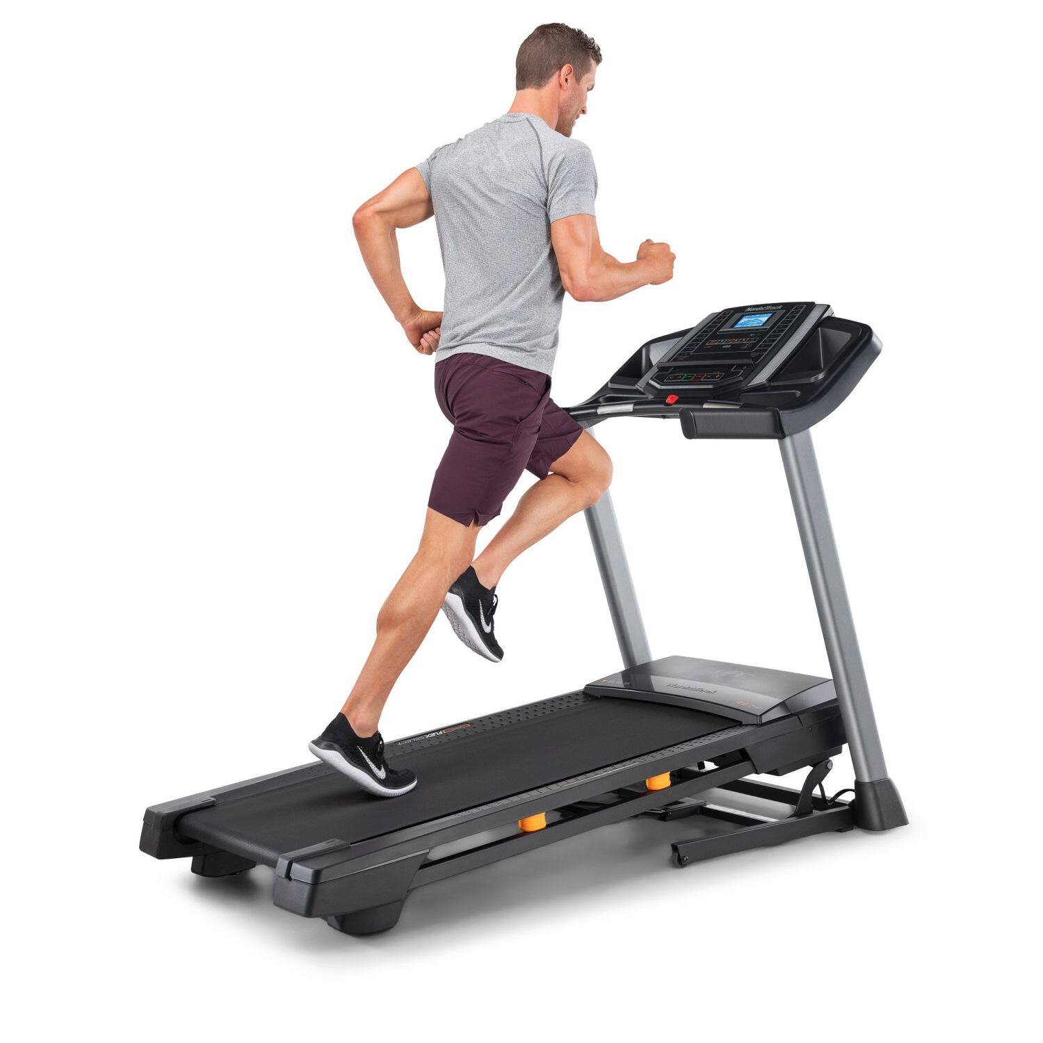 Alt View 4. NordicTrack - NordicTrack T 6.5 S; Treadmill for Running and Walking with 5” Display and SpaceSaver Design - Black.