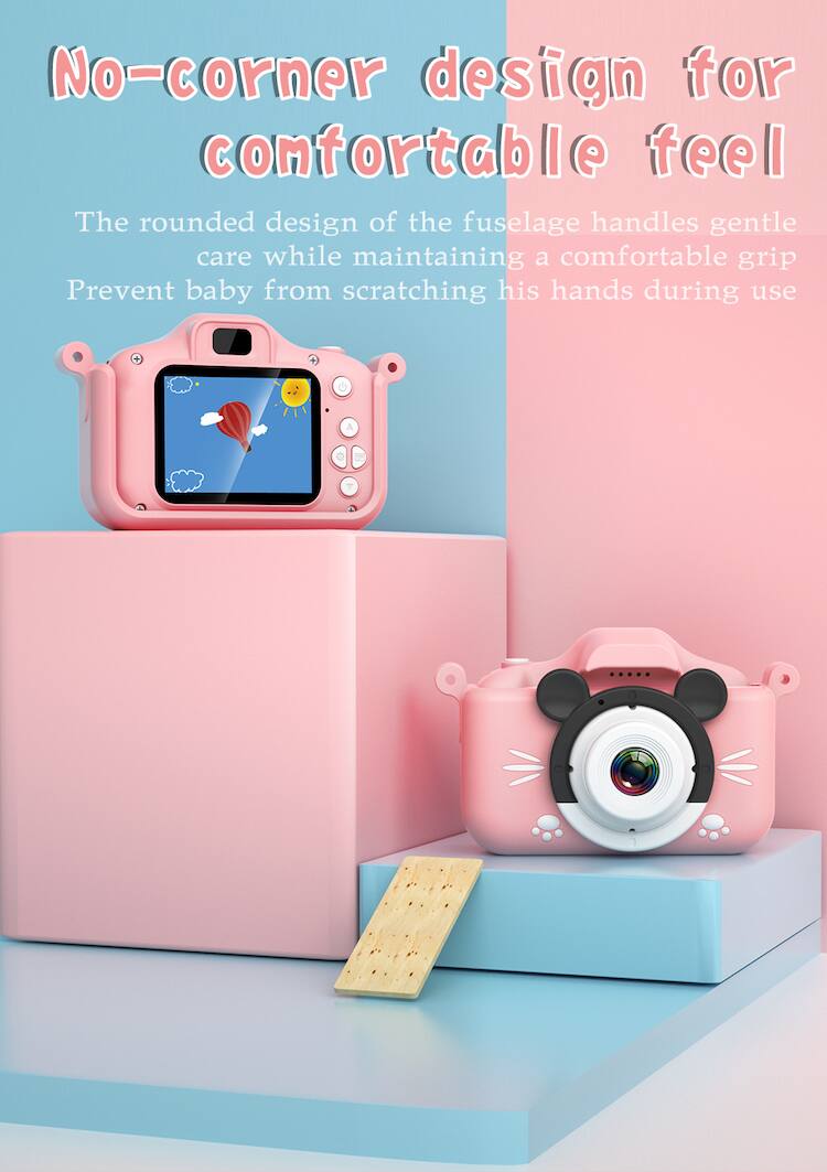 No-corner design for comfortable feel

The rounded design of the fuselage handles gentle care while maintaining a comfortable grip. Prevent baby from scratching his hands during use.