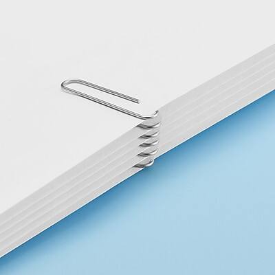 Alt View 4. Staples -  Smooth Paper Clips, Silver, 100 Clips/Pack, 10/Pack  - Silver.