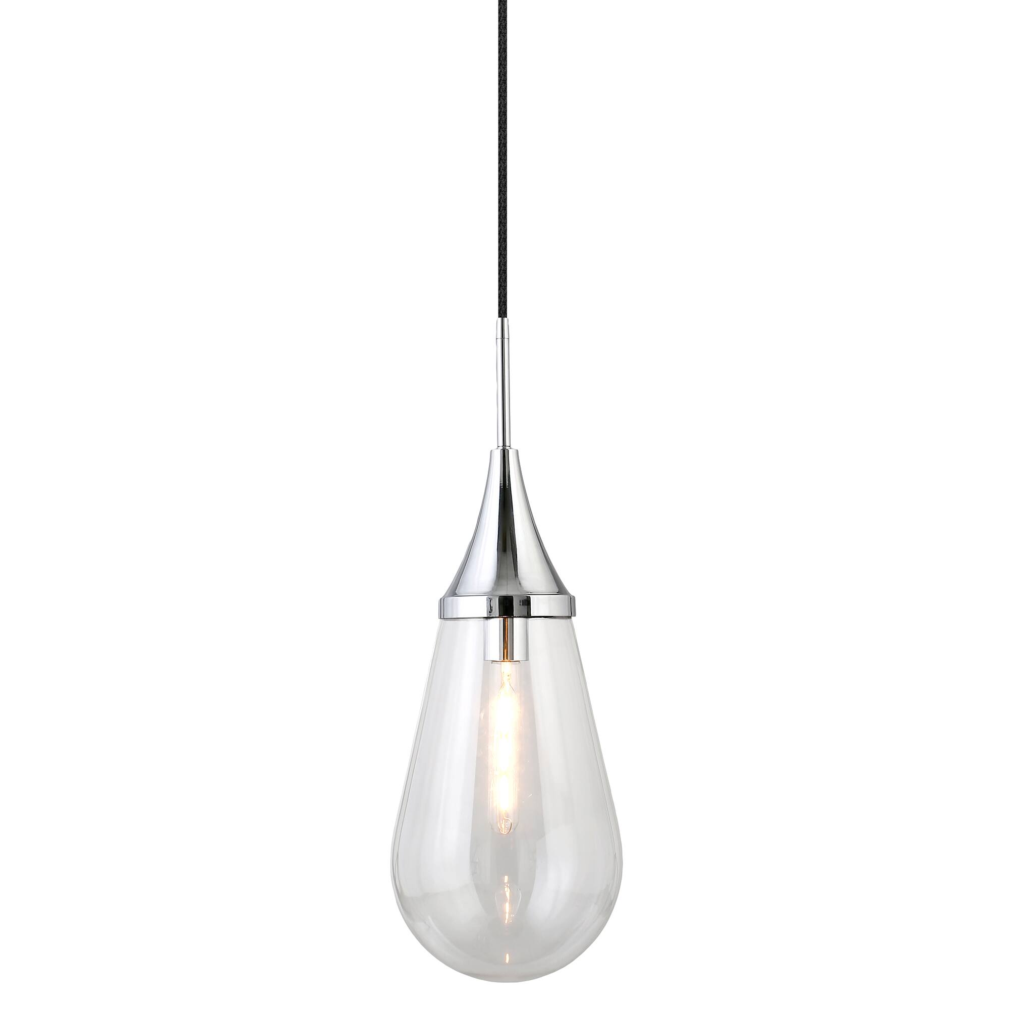 Alt View 15. Hudson&Canal - Ambrose Pendant Light - Polished Nickel.