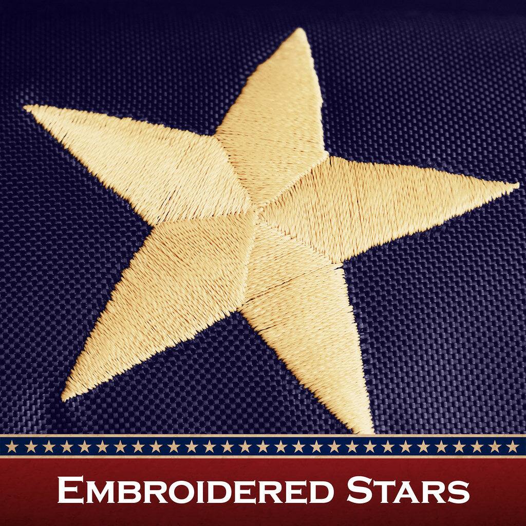Embroidered Stars