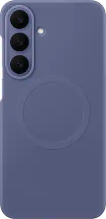 Front. Samsung - Galaxy S26 FE Silicone Magnet Case - Blue Violet.