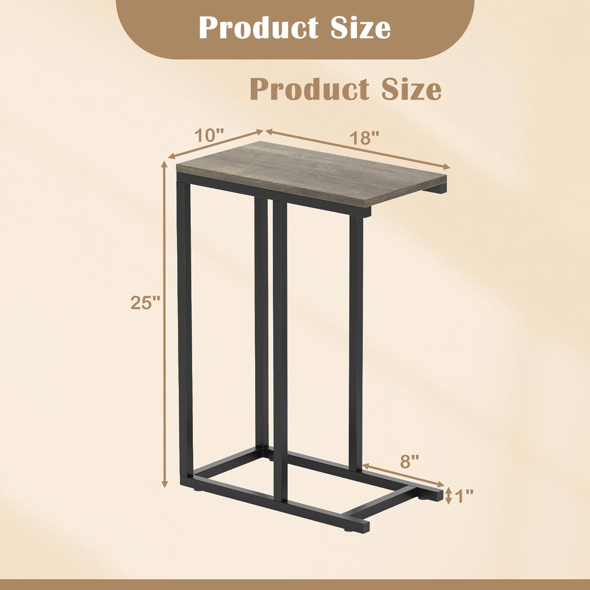 Product Size

- Width: 18"
- Depth: 10"
- Height: 25"
- Shelf Height: 8"
- Shelf Depth: 1"