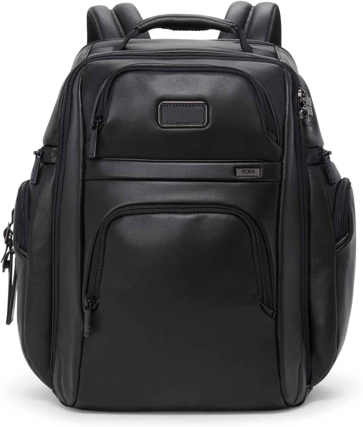 TUMI Alpha Brief Pack Leather Backpack for 15