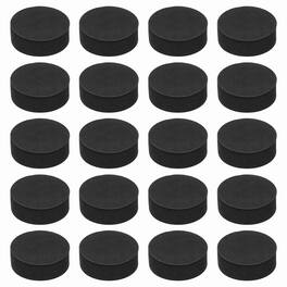 Unique Bargains - Single Sided Speaker Isolation Pads 45x16mm Round EVA Acoustic Foam Anti-Vibration Feet for Speaker Subwoofer, 32pcs - Black