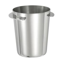 Unique Bargains - 53mm Coffee Grinder Powder Cup, Stainless Steel Espresso Coffee Powder Feeder for Coffee Tamper Tool - Silver