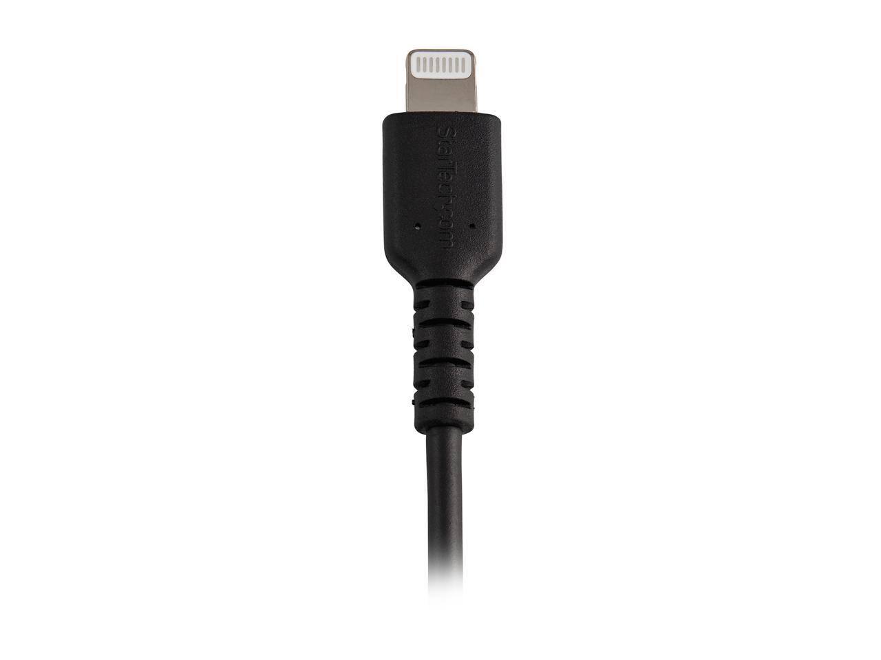 Alt View 2. StarTech.com - StarTech.com 15cm USB A to Lightning Cable - Durable, Aramid Fiber, MFI Certified (RUSBLTMM15CMB).
