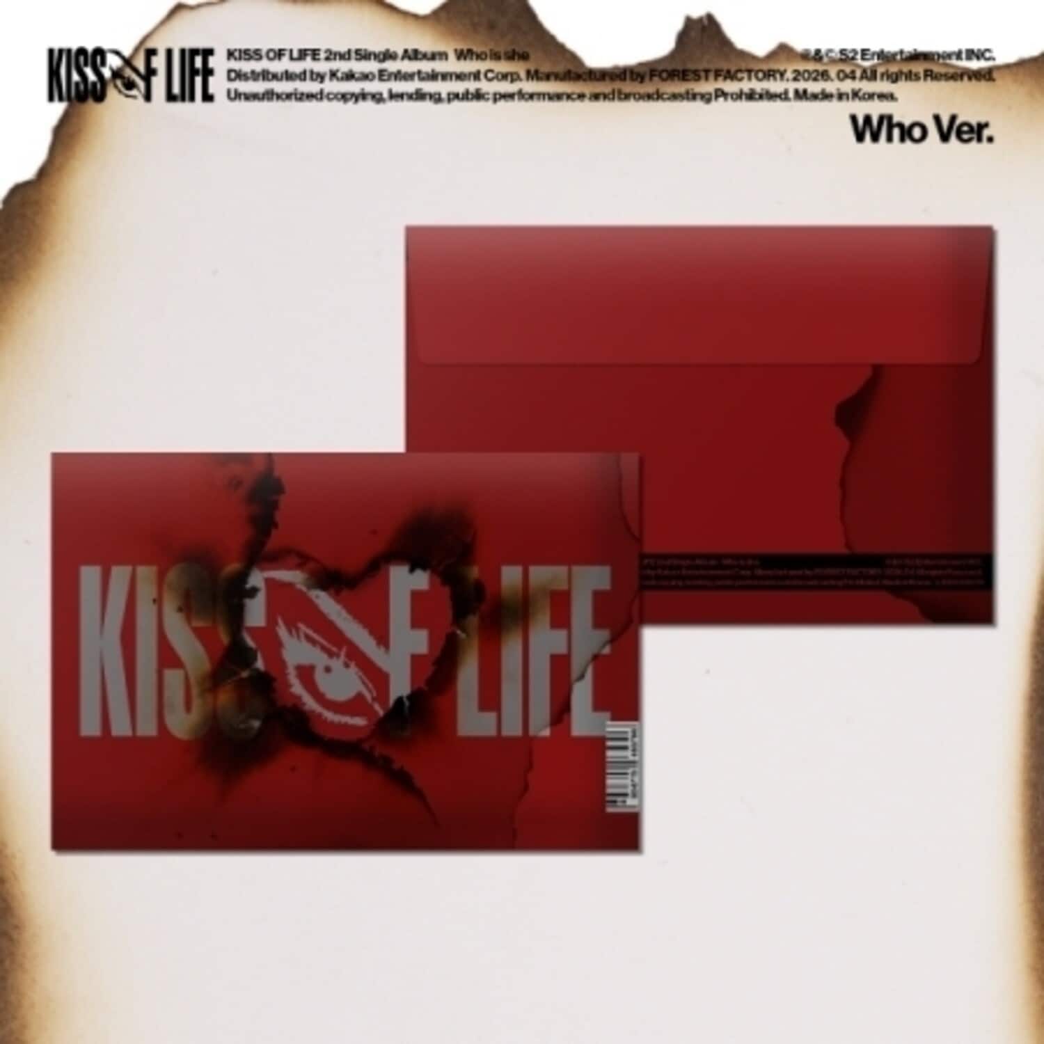 Kiss of Life - Who Is She - Who Version   - COMPACT DISCS [CD] price history on PriceWatchPro