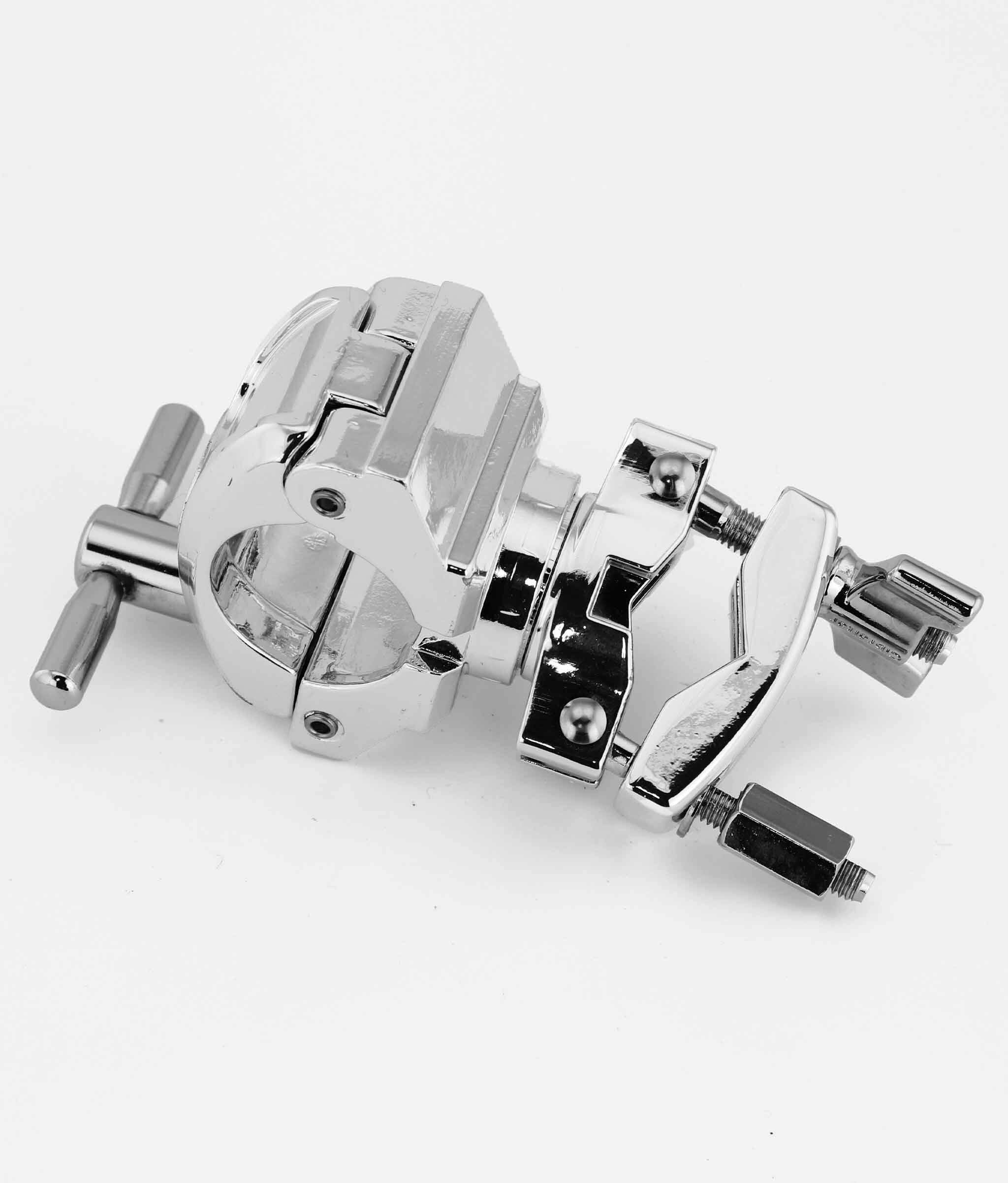 Alt View 1. Gibraltar Hardware - Multi Angle Adjustable Multi Clamp, Geared Drum Key Mount with Chrome Finish, Drum Hardware Accessory for Percussion.