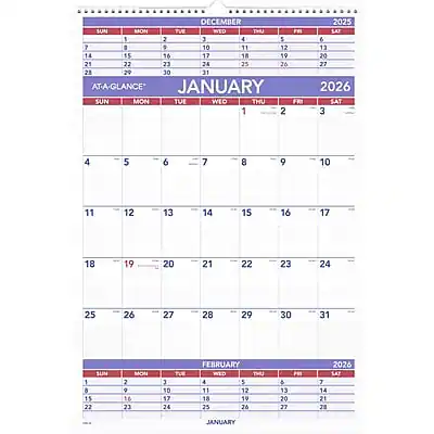 DECEMBER 2025
SUN MON TUE WED THU FRI SAT
1 2 3 4 5 6 7
8 9 10 11 12 13 14
15 16 17 18 19 20 21
22 23 24 25 26 27 28
29 30 31
AT-A-GLANCE
JANUARY 2026
SUN MON TUE WED THU FRI SAT
1 2 3 4 5 6 7
8 9 10 11 12 13 14
15 16 17 18 19 20 21
22 23 24 25 26 27 28
29 30 31
FEBRUARY 2026
SUN MON TUE WED THU FRI SAT
1 2 3 4 5 6 7