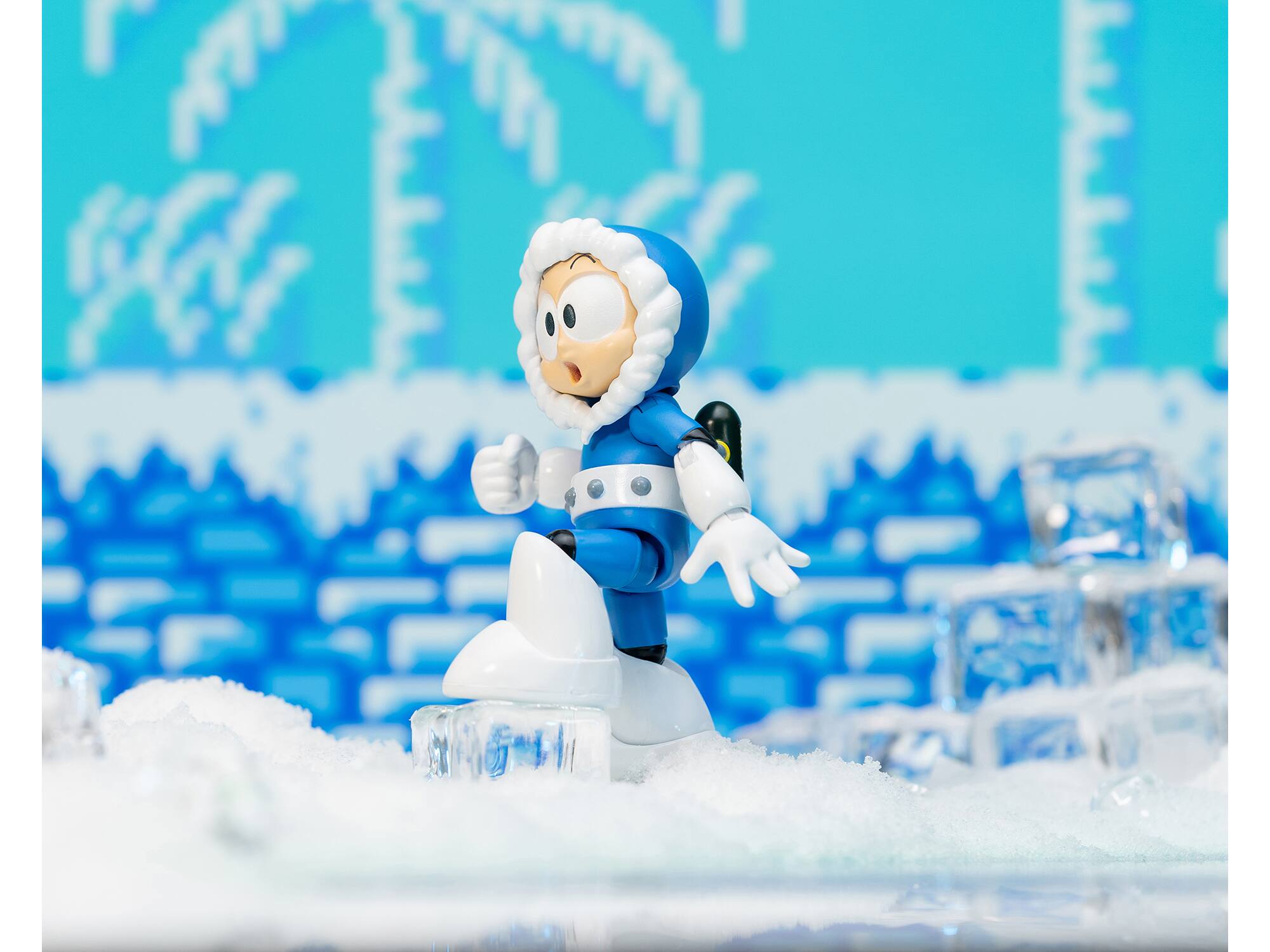 Alt View 5. Jada Toys - Jada Toys - Mega Man - Ice Man 4.5" Action Figure   - Collectibles - Multicolor.