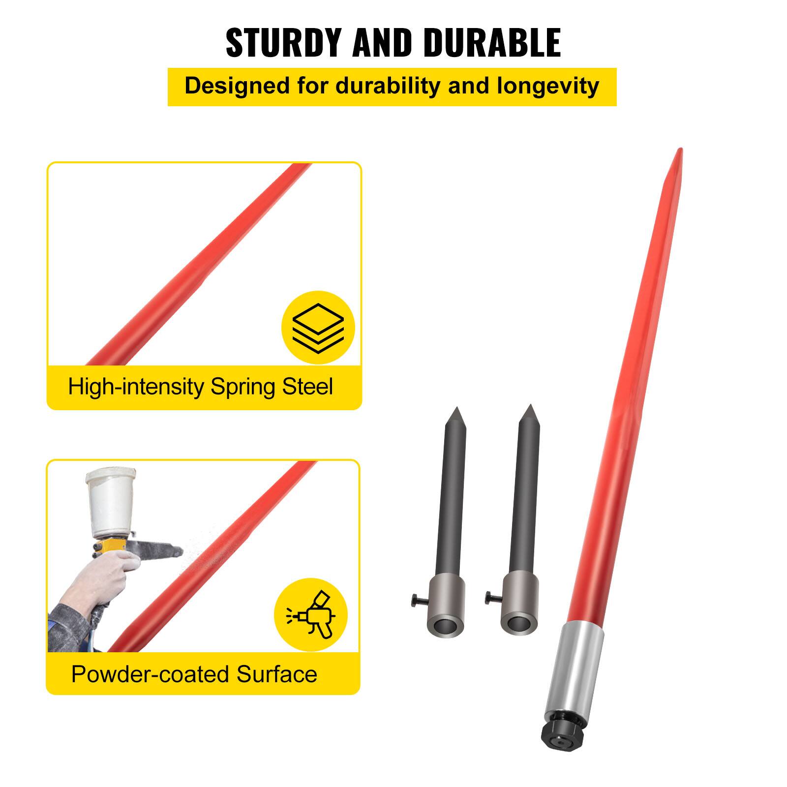 STURDY AND DURABLE  
Designed for durability and longevity  

High-intensity Spring Steel  
Powder-coated Surface