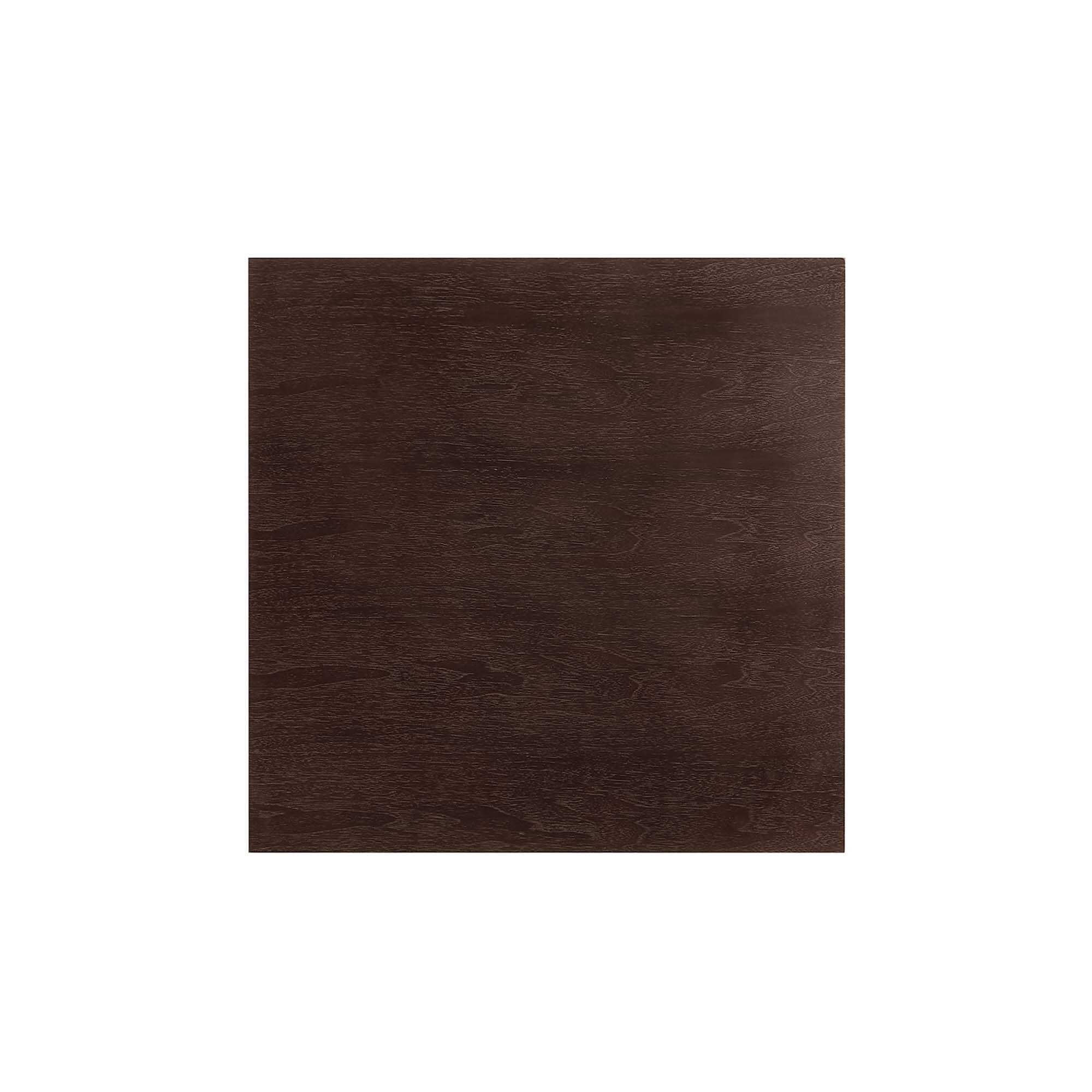 Alt View 2. Modway - Lippa Square Wood Dining Table - Black Cherry Walnut.