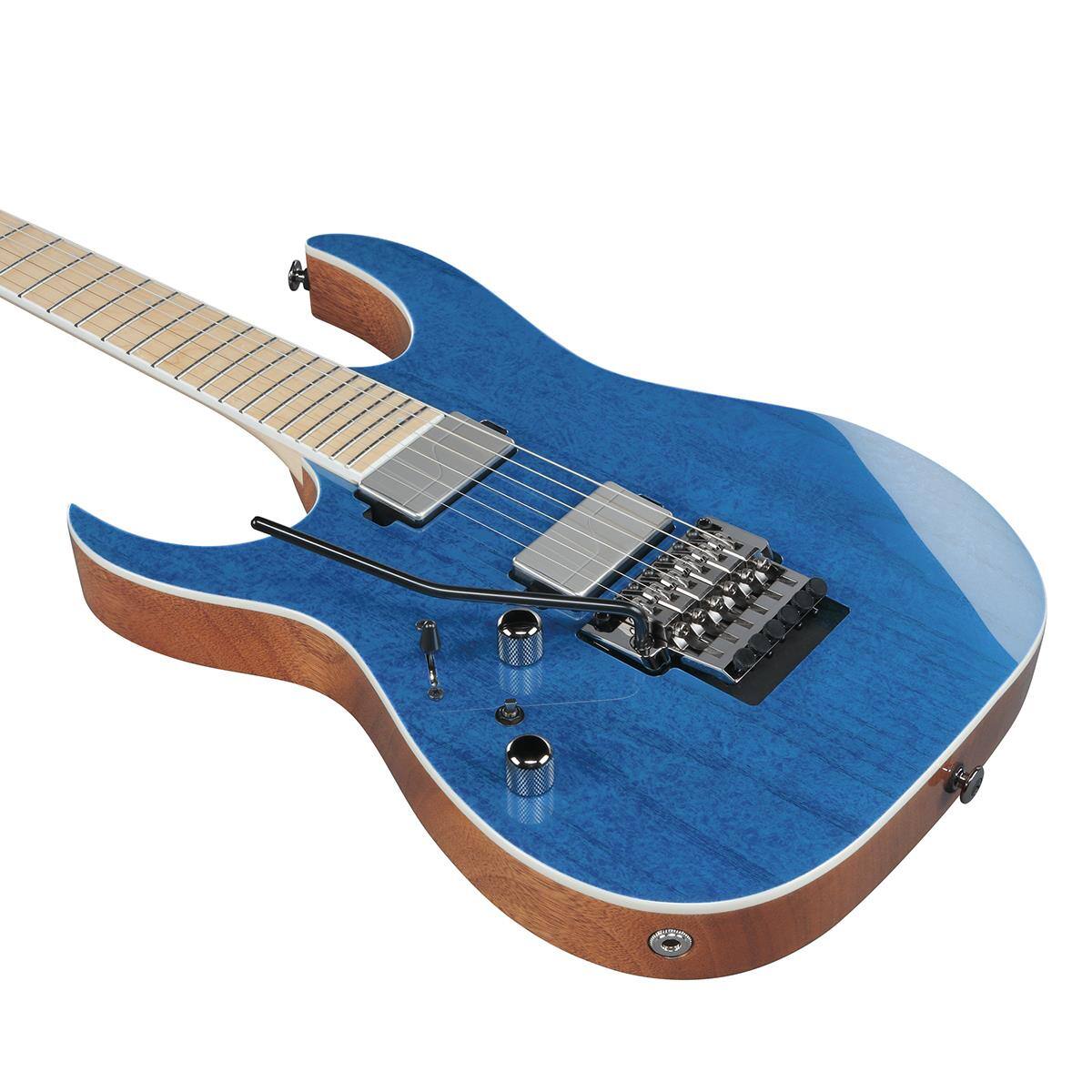 Alt View 5. Ibanez - Ibanez RG Prestige Series RG5120ML Left-Handed Electric Guitar, Frozen Ocean.