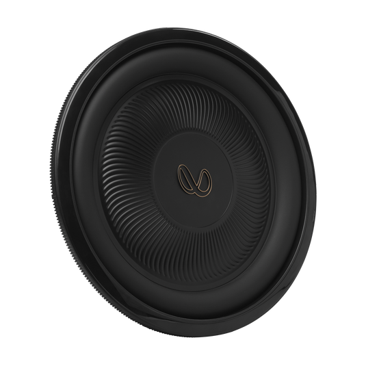 Front. Infinity - INFINITY REFERENCE 123WSL 12” Low profile Subwoofer w/SSI™ (Selectable Smart Impedance) - White.