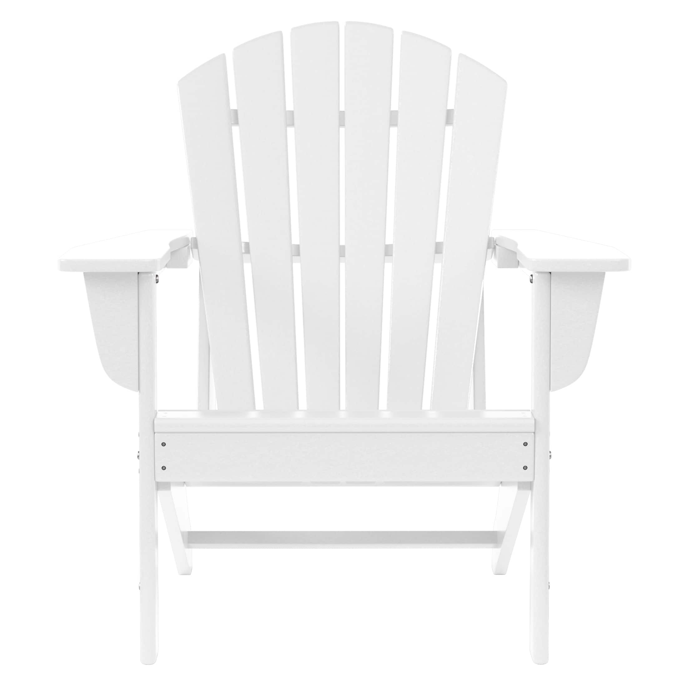 WestinTrends - Dylan Outdoor Adirondack Chair - White price history on PriceWatchPro