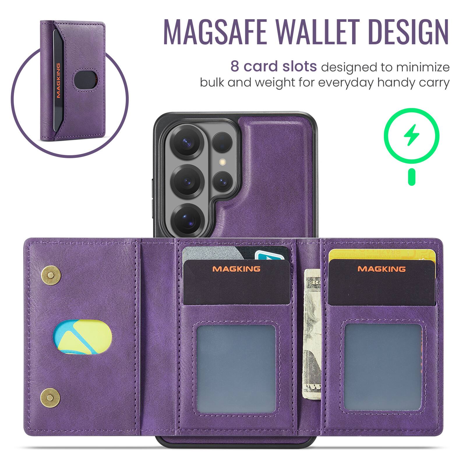 MAGSAFE WALLET DESIGN  
8 card slots designed to minimize bulk and weight for everyday handy carry