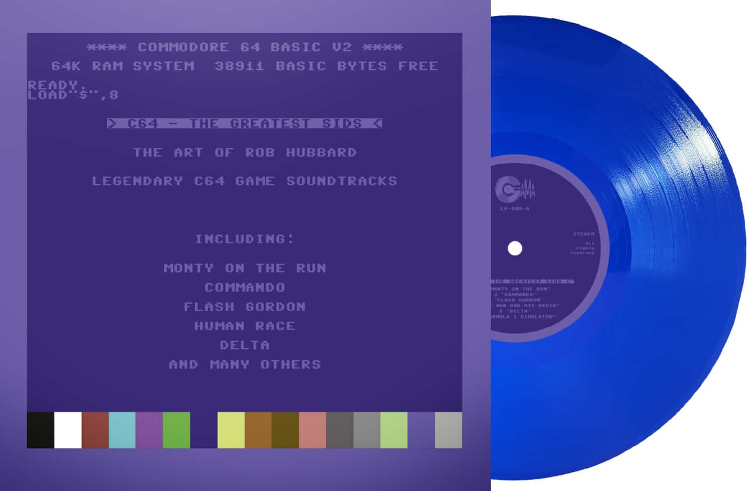 Rob Hubbard - C64 Greatest Sids: The Art Of Rob Hubbard - Limited To 100 Handnumbered Edition (Blue - VINYL LP price history on PriceWatchPro